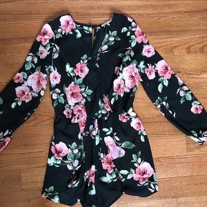 Charlotte Russe Floral Romper